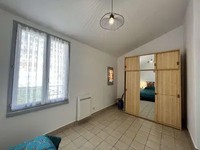 Un ou plusieurs lits dans un hébergement de l'établissement NO010-020 Appartement 2 pièces-4 couchages NOIRMOUTIER EN L'ILE