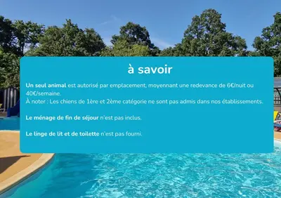 Piscine de l'établissement Camping les Chalands Fleuris ou située à proximité