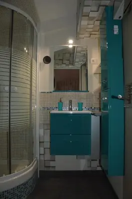 Salle de bains dans l'établissement Studio aux portes d'Angers