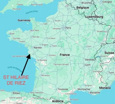 Plan de l'établissement le CLOS des PALUDIERS chambre MOLENE