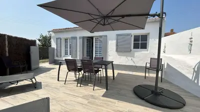 Balcon ou terrasse dans l'établissement NO000-11R Mais 2 pièces - 4 couchages NOIRMOUTIER EN L'ILE