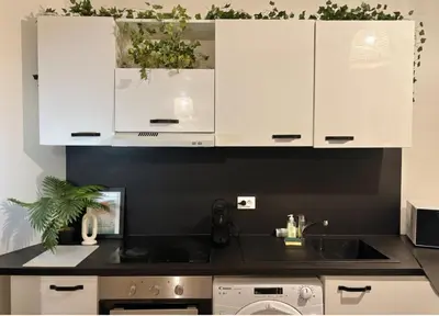 Cuisine ou kitchenette dans l'établissement La Casa Mexico - Parking privé gratuit & terrasse