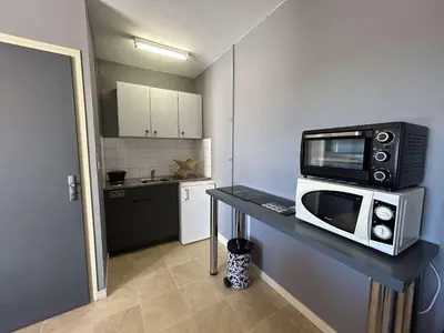 Cuisine ou kitchenette dans l'établissement SJ810-043 - Appart 2 pièces 4 couchages - SAINT JEAN DE MONTS