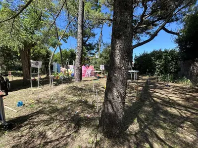 Jardin de l'établissement SJ000-033 - Mais 2 pièces - 2 à 3 couchages - SAINT JEAN DE MONTS