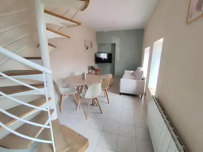 Coin salon dans l'établissement La petite Amandaise