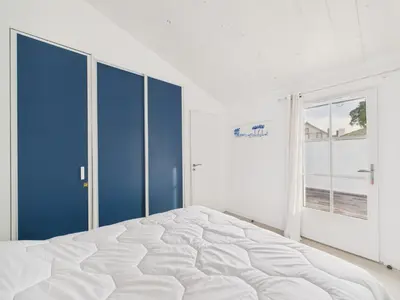 Un ou plusieurs lits dans un hébergement de l'établissement Maison pour 4 adultes 2 enfants a 30 m de la mer