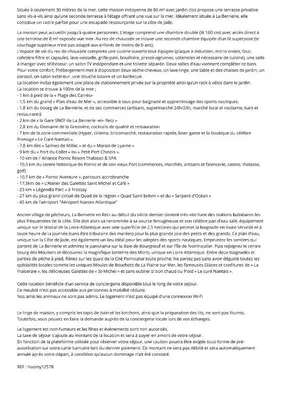 Plan de l'établissement Maison à 100m de la mer - jardin pour 4