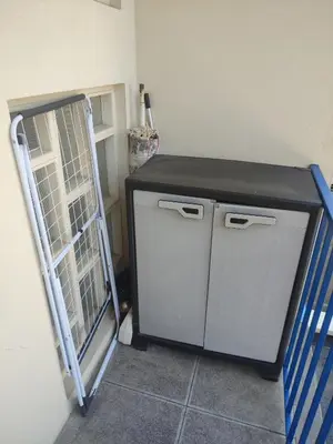 Cuisine ou kitchenette dans l'établissement Les sables d'or