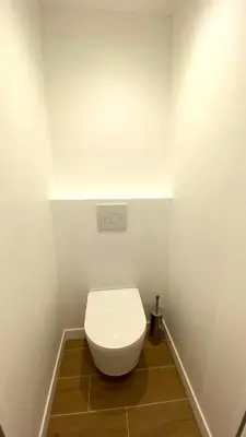 Salle de bains dans l'établissement Charmant T2 centre ville & marché Talensac