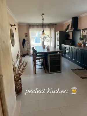 Cuisine ou kitchenette dans l'établissement Mon Hameau de Charme aux portes de Nantes