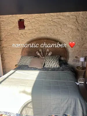 Un ou plusieurs lits dans un hébergement de l'établissement Mon Hameau de Charme aux portes de Nantes