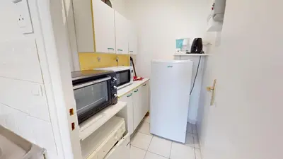 Cuisine ou kitchenette dans l'établissement Le Studio des Nenuphars