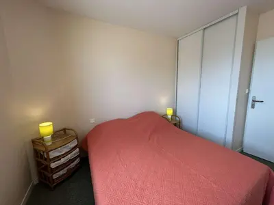 Un ou plusieurs lits dans un hébergement de l'établissement SJ130-503 - Appart 2 pièces 4 couchages - SAINT JEAN DE MONTS