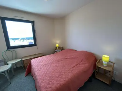 Un ou plusieurs lits dans un hébergement de l'établissement SJ130-503 - Appart 2 pièces 4 couchages - SAINT JEAN DE MONTS