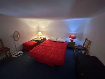Un ou plusieurs lits dans un hébergement de l'établissement SJ260-200 - Appart 2 pièces mezzanine - 4 couchages SAINT JEAN DE MONTS