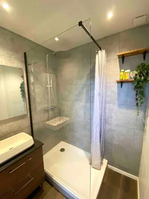 Salle de bains dans l'établissement Bel appartement de charme, calme au centre ville MH