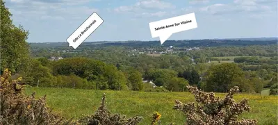 Paysage naturel près de la maison de vacances