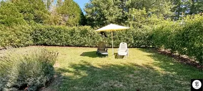 Jardin de l'établissement Gîte Le Breizhannais
