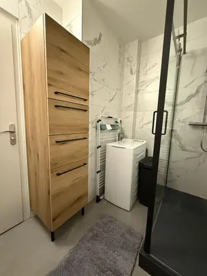 Salle de bains dans l'établissement T3 Rénové vue mer