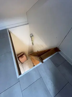 Salle de bains dans l'établissement Studio fonctionnel DOUTRE