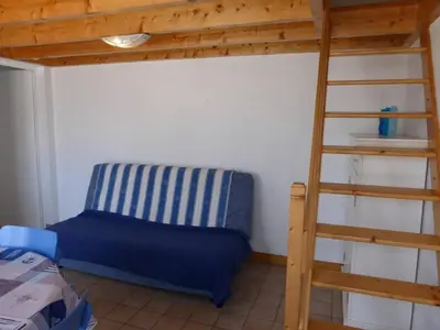 Coin salon dans l'établissement HI110-025 Mais 3 pièces mezz 6 couchages SAINT HILAIRE DE RIEZ