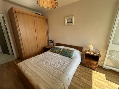 Un ou plusieurs lits dans un hébergement de l'établissement SH380-089 - Appart 2 pièces 4 couchages - SAINT HILAIRE DE RIEZ