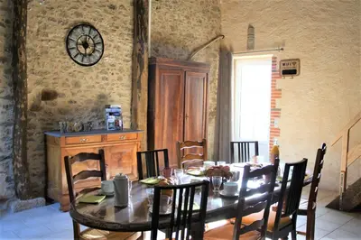 Coin salon dans l'établissement Le domaine du plessis