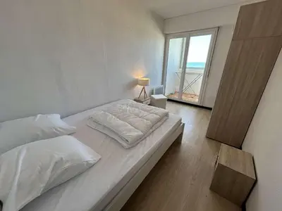Un ou plusieurs lits dans un hébergement de l'établissement SH180-135 - Appart 2 pièces 4 couchages SAINT HILAIRE DE RIEZ