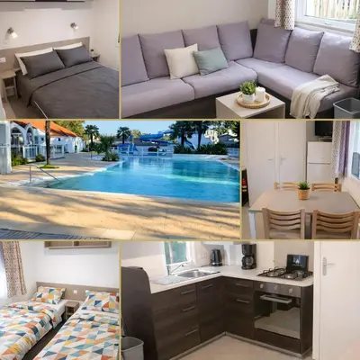 Plan de l'établissement Le Cocon des Pins - Mobilhome 6 pers, piscine