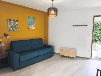 Coin salon dans l'établissement Le Nautile - petit déjeuner - 10mn du Parc