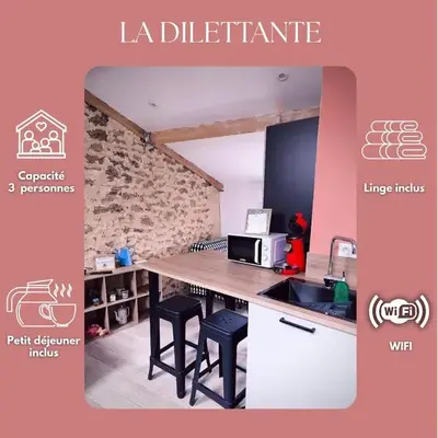 La Dilettante - petit déjeuner inclus - 10mn du Parc