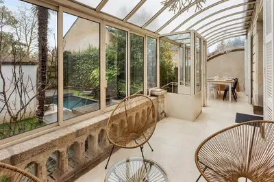 Jardin de l'établissement Le Tremolière - Spacieux & Piscine