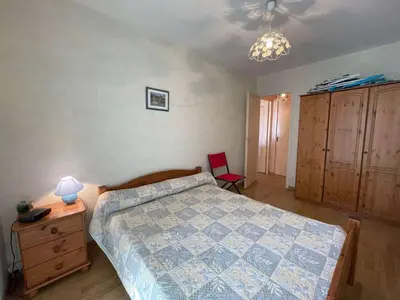 Un ou plusieurs lits dans un hébergement de l'établissement SH380-124 - Appart 2 pièces 4 couchages - SAINT HILAIRE DE RIEZ