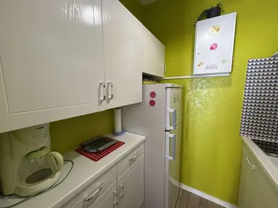 Cuisine ou kitchenette dans l'établissement SH020-022 - Appart 2 pièces 4 couchage- SAINT HILAIRE DE RIEZ