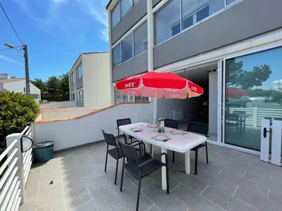 Balcon ou terrasse dans l'établissement SH210-06B - Appart 2 pièces 5 couchages SAINT HILAIRE DE RIEZ