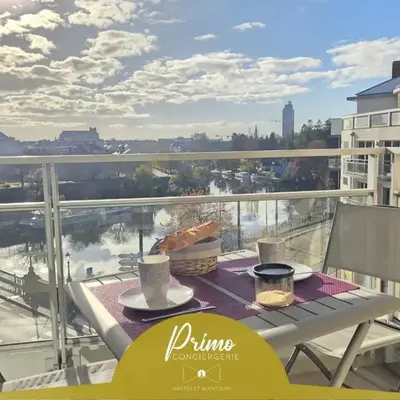 Au fil de l'Erdre - Au cœur de Nantes avec vue sur l'Erdre et parking