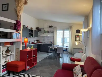Cuisine ou kitchenette dans l'établissement NO000-035 Appartement 3 pièces - 4 couchages NOIRMOUTIER EN L'ILE