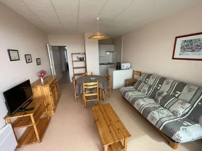 Coin salon dans l'établissement SJ460-462 - Appart 2 pièces 4 couchages SAINT JEAN DE MONTS