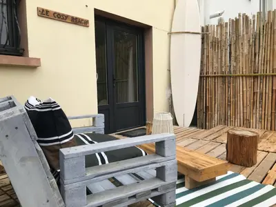 Terrasse ou espace extérieur de l'établissement Le cosy beach