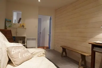 Coin salon dans l'établissement NO000-4BC Mais 3 pièces - 4 couchages NOIRMOUTIER EN L'ILE