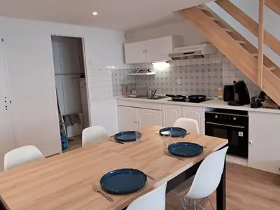 Cuisine ou kitchenette dans l'établissement entre vieux port et thalasso