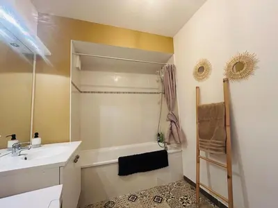 Salle de bains dans l'établissement Casa Cactus