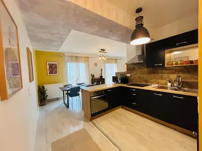 Cuisine ou kitchenette dans l'établissement Casa Cactus
