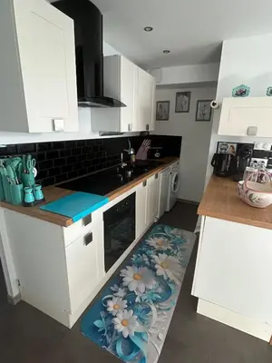 Cuisine ou kitchenette dans l'établissement Appartement 2 chambre vue mer