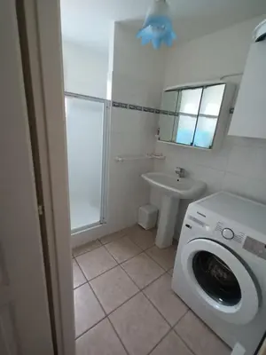 Salle de bains dans l'établissement La maison du lac