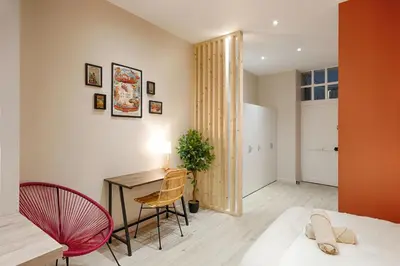 Coin salon dans l'établissement Studio Cosy, cœur de ville - Hyper Centre