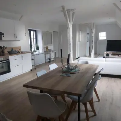 Cuisine ou kitchenette dans l'établissement Le cocon citadin