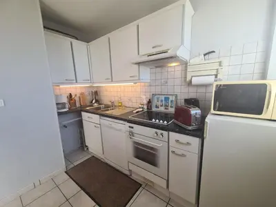 Cuisine ou kitchenette dans l'établissement SJ230-025 - Appart 3 pièces 6 couchages - SAINT JEAN DE MONTS