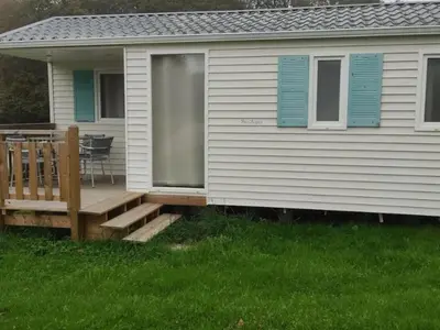 Jardin de l'établissement Mobil-home 4 Pers, Terrasse - Sainte Reine de Bretagne - API-1-52-1735