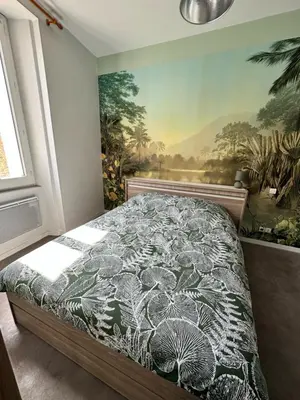 Un ou plusieurs lits dans un hébergement de l'établissement Logis Nature au pied du Château